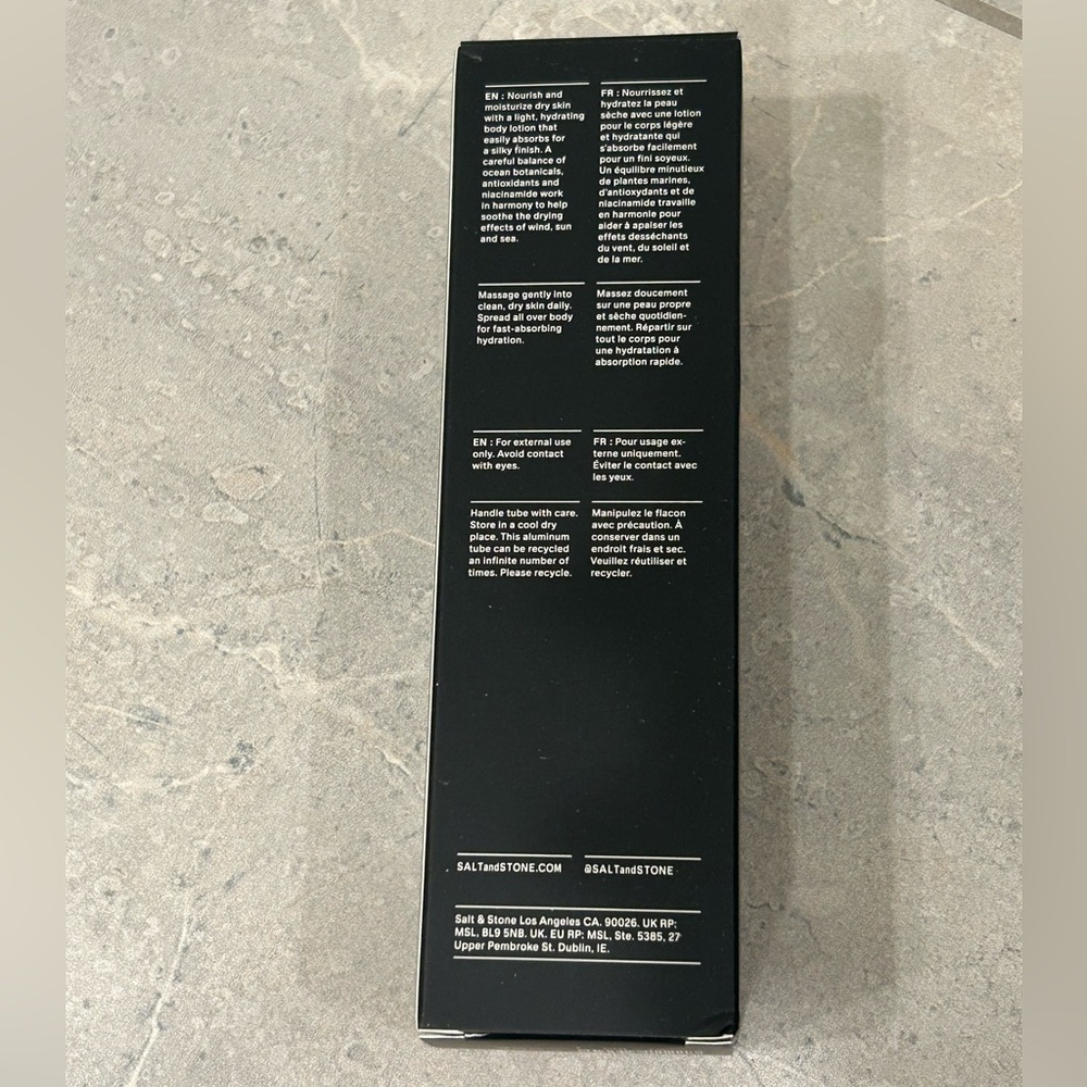NEW Salt & Stone Black Rose & Oud Nourishing Hand Cream - Picture 4 of 6